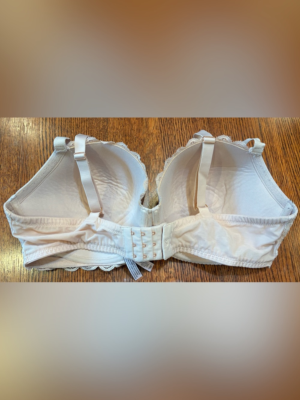 Victoria’s Secret Dream Angels Lined Demi Bra 38DDD Nude Blush Lace Underwire - Picture 2 of 5
